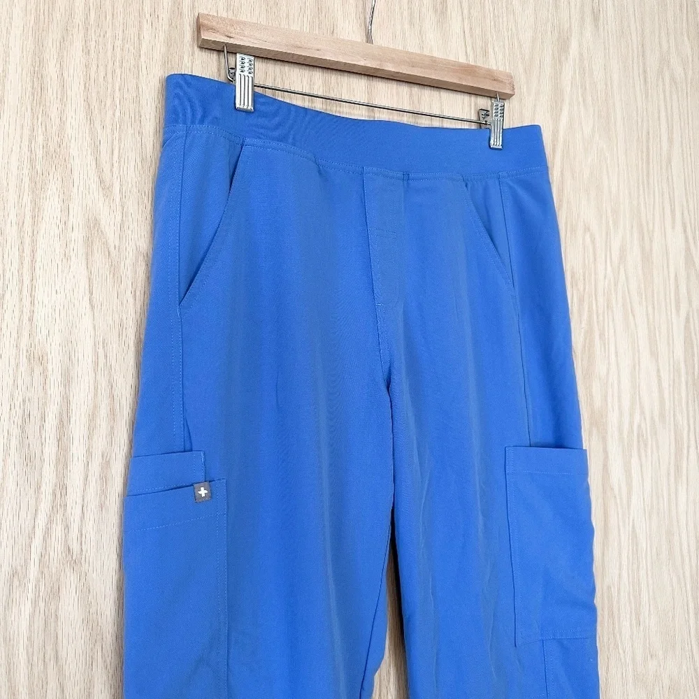 Figs Ceil Blue Scrub Pants